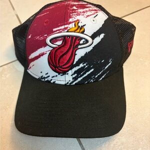 Miami Heat Black and Red Cap